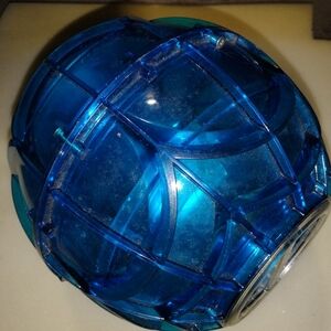 ​🍨Play & Freeze Mega Ice Cream Ball Maker 1 Quart Blue Party Kids Camping Y2K🍦